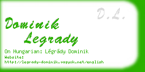 dominik legrady business card